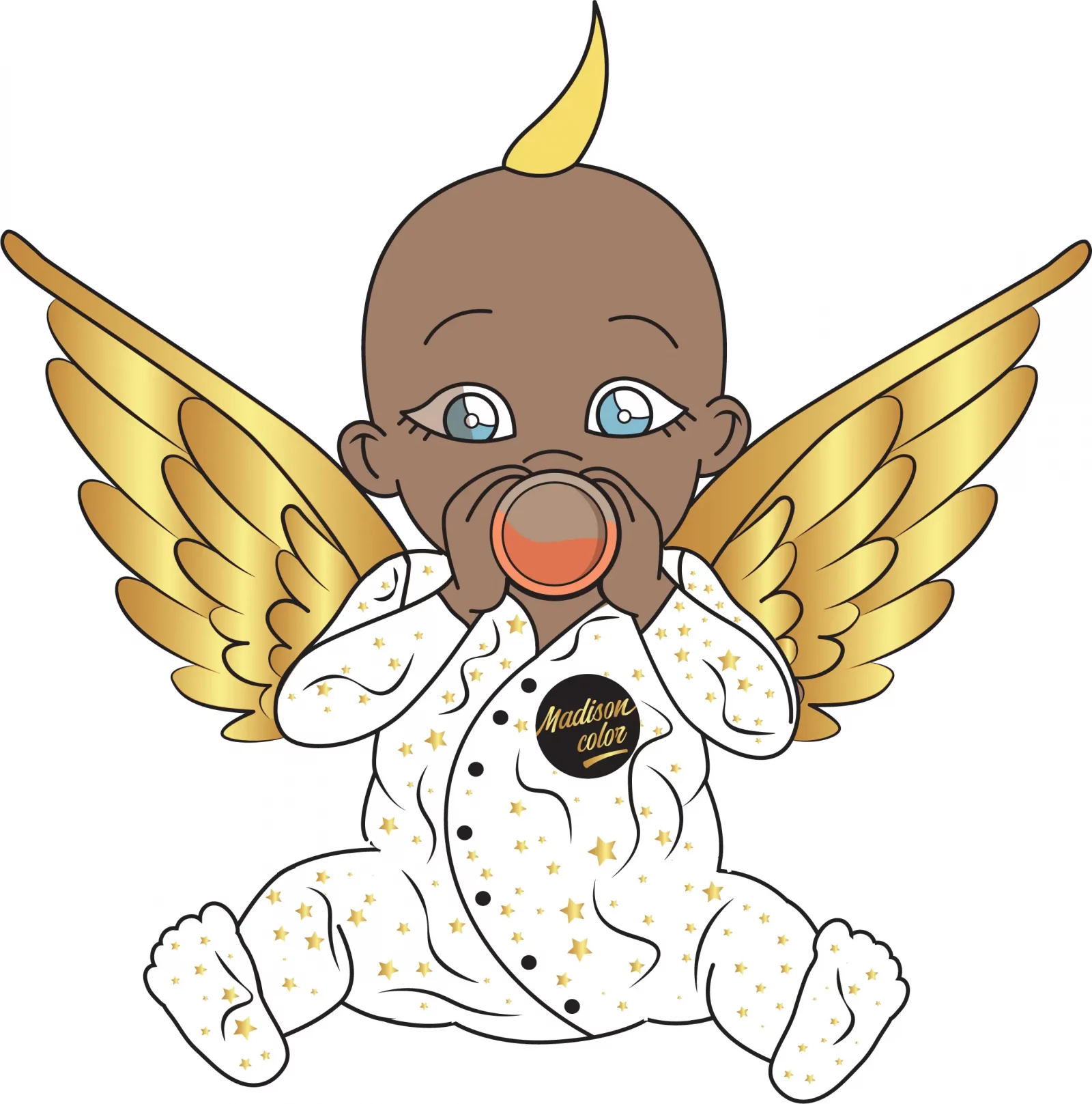 Baby Madison est en grenouillère blanche